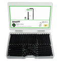 140Pcs M3 x 30mm Hex Socket Head Cap Screws Bolts, Carbon Steel, Black Oxide Finish, Allen Socket Drive, Full Threads,with Hex Spanner - size: M3 x 30-140Pcs