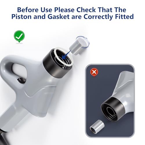 MaxxGeek Toilet Plunge Blaster, High Pressure Toilet Plunger, High-Pressure Air Drain Blaster Plunge Blaster Multi-drain Unclogger for Toilets, Bathroom Floor, Drain Sinks and Plumbing Clogs.