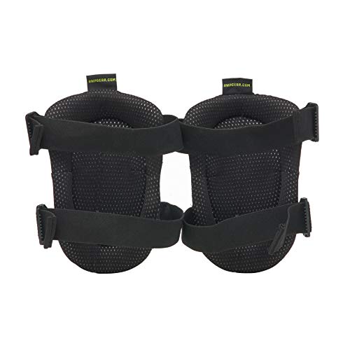 AWP Construction Knee Pads, One Size, 1 Pair, Black - size: 1 Pair, style: Hard Shell Knee Pads