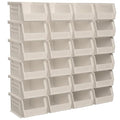Akro-Mils 30210 AkroBins Plastic Storage Bins, 5"x4"x3", Stone, 24-Pack - color: Stone
