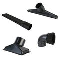 Shop Vac Accessories 2 1/2 inch Attachments (2.5 Wet Dry Vac Accessories - Floor Brush, Dust Brush, Crevice Tool, Utility Nozzle, for Shop Vac (4-Pack Attachments) - size: 4-Pack Attachments