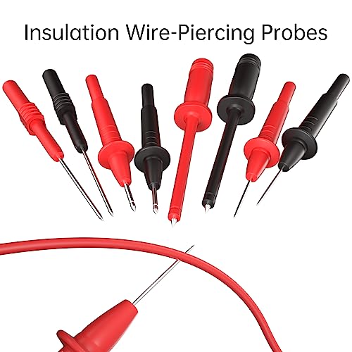 Goupchn 25PCS Silicone Multimeter Test Leads Kit for Electrical Testing - style: 25PCS
