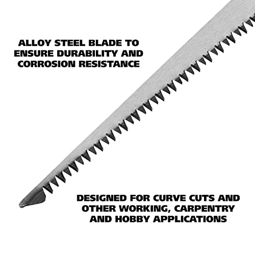 GreatNeck 12" Compass Saw - Precision Saw for Wood & Plastic, Drywall Cutting