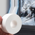 Qoqooice Window Weather Sealing Tape 2 Inch x 90 FT Weather Stripping Residue-Free Window Seal Insulation Tape for Doors Windows and Shower Glass Gaps White - size: 2 In * 90 Ft White