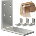 （15-Pack） 3"x3" Heavy Duty 12-Gauge Galvanized Steel L Brackets - size: 15 Pack