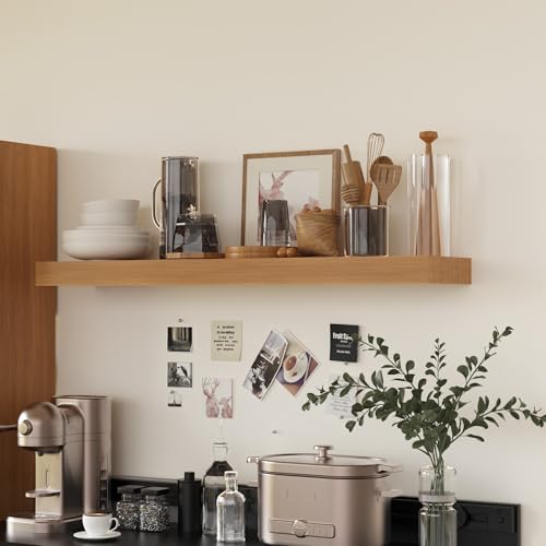 2pcs Floating Shelf Bracket Heavy Duty Decorative Floating Shelf Hardware Black Hidden Shelving Brackets for Wall,Floating Mantel Bracket for Over Fireplace (18X8X1 inch (for 1.5"-2" Thick Shelf)) - size: 18"X8"X1"