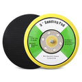1Pcs 5in Hook and Loop Flexible Backing Pad, 5" Sanding Back Pad 5/16" 24 Thread for Air Orbital Sander and Pneumatic Polisher - style: 5inch