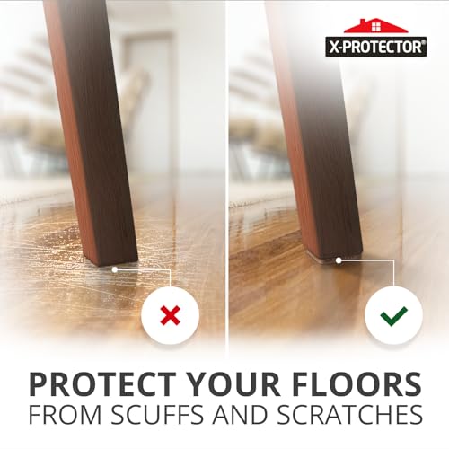 X-Protector Felt Furniture Pads - 20 PCS 6 x 1/2" - Premium Felt Strips - size: 6 x 1/2 inch