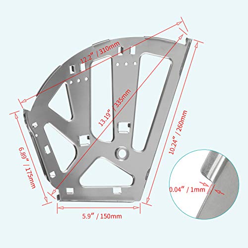 3 Layers Shoes Drawer Cabinet Hinges, Silver, 1 Pair - color: Silver, size: 3 Layers