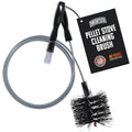 Brushtech Pellet Stove Cleaning Brush Kit, 3 inch Vent Pipe, 10 ft Rod