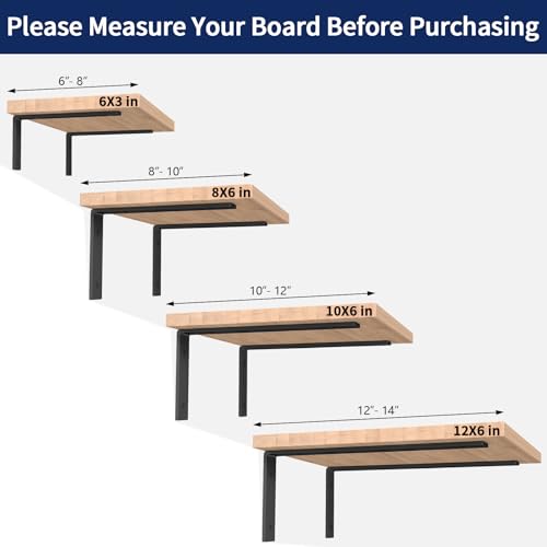 LSK 6PCS Shelf Bracket, L 6"×H 3", 5mm Thick Heavy Duty L Bracket, Black - color: Black, size: 6x3 inch (heavy duty)