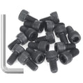 35 Pieces M6 x 10mm Socket Head Cap Screws, Thread Pitch 1.0mm, Sutemribor M6 Black Screws, 12.9 Grade Alloy Steel, Black Oxide Finish, Fully Threaded - size: M6 x 10mm, style: Socket Head