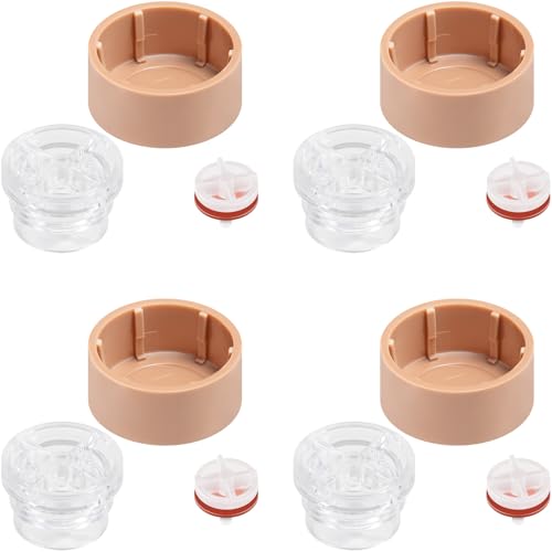 RK-17VB Vacuum Breaker Float Kit Compatible with Woodford Model 17 Wall Faucets, Anti-Siphon Valve Repair Kit to Stop Leaks & Backflow, Freeze-Resistant Design with Cap, Body, Float - 4 Pack