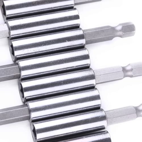 Rocaris 100 Pack 1/4" Hex Magnetic Extension Socket Drill Bit Holder - style: 100 Pack