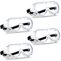 Super More Anti-Fog Protective Safety Goggles Clear Lens Wide-Vision - color: Transparent-4