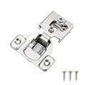 Probrico 10 Pack 5 Pair 1/2 inch Overlay Soft Close Cabinet Hinges Hidden Door Hinge for Kitchen Cabinet Hinges Concealed Self Closing Face Frame for Cupboard, Wardrobe, 105 Degree Opening Angel - size: 1/2 Inch