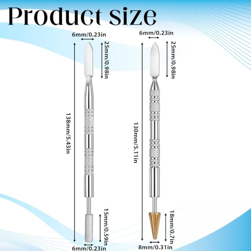 Double-Headed Stainless Steel Leather Edge Paint Roller, 2 PCS Leather Edge Dye Pen, Colorful Edges Roller Applicator Pen Printing Tool Leathers Working Tools Oil Paint Rollers for Dyeing DIY Craft