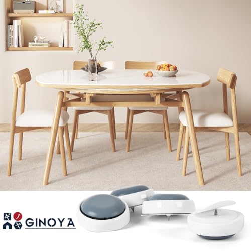 20pcs Stick Furniture Sliders with Nail for Wooden Furniture Legs, 1inch Small Furniture Glides for Carpet Tile Hardwood (Grayish Blue) - size: 1 inch Round