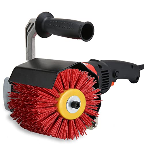 Shinboc 4.7 x 4 Inch Surface Conditioning Tool, 80 Grit Nylon Wheel Red - style: 80 Grit Red