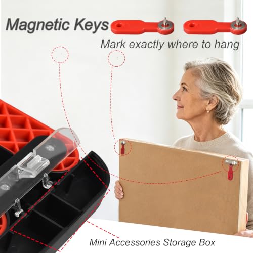 Picture Hanging Tool Kit with Level & Marking Nail