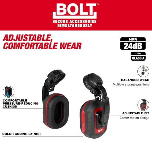 Milwaukee BOLT 24dB Earmuffs