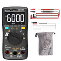 ZOYI Digital Multimeter, True RMS Auto-Ranging 6000 Counts with NCV. 750V AC, 1000V DC auto Identification, Data Hold, Resistance, Capacitance, Diode, Frequency and Temperature Measurement