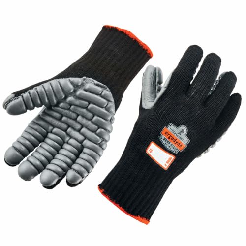 Ergodyne ProFlex 9000 Certified Lightweight Anti-Vibration Work Glove, X-Large,Black - size: X-Large (Pack of 1)