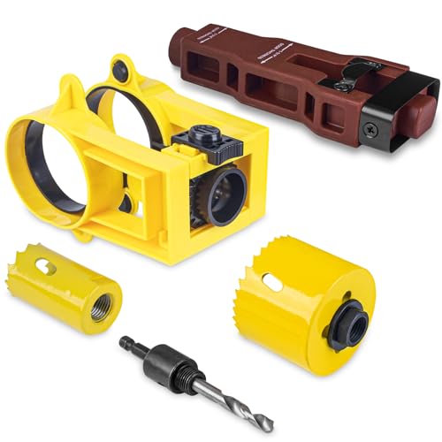 Door Lock Installation Kit with Door Latch Mortise Tool - size: B