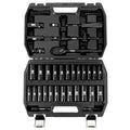 TILIBOTE 3/8“ Impact Socket Set, 74-Piece Drive 6-Point Deep Socket Wrench Set with 72-Tooth Ratchet, Standard SAE 5/16” - 7/8" & Metric 8mm - 22mm, Set for Home Use and Automotive Repair. - size: 3/8"