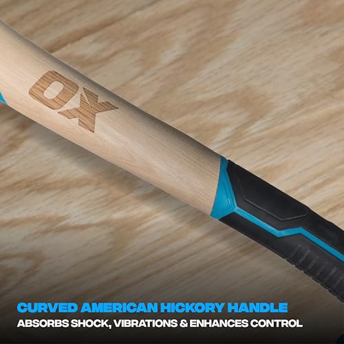 OX 20 oz Framing Hammer, Milled Face Claw Hammer, Martillos de Construccion - style: 20-oz Hammer + Grip