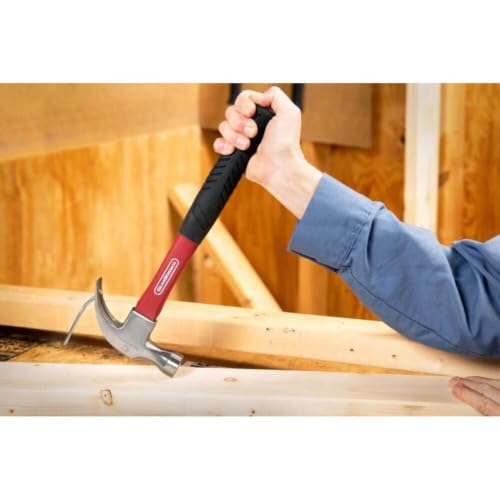 GEARWRENCH 16 oz. Curved Claw Hammer with Fiberglass Handle - 82254