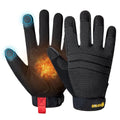 KAYGO Insulated Mechanic Work Gloves, Winter Thermal, KG127W - color: Black(thermal), size: Large