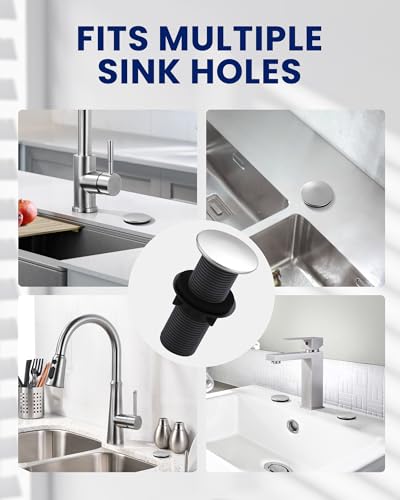 Kitchen Sink Hole Cover, Silver Faucet Hole Cover - color: Silver