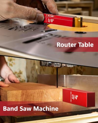 Esdabem 16 Set up Blocks Woodworking for Router Table Saw Accessories - size: 16 Blocks