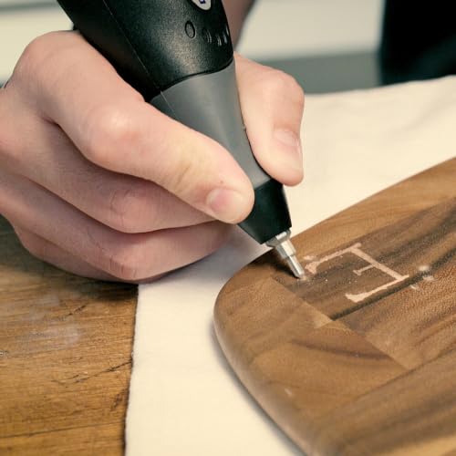 Dremel 120-Volt Corded Engraver Kit with Stencil - Perfect for DIY Personalizing and Engraving Leather, Metal, Glass, and Wood, 290-02