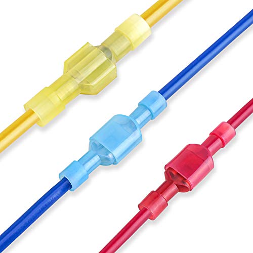 TICONN 400 Pcs Nylon Spade Connector Kit, Insulated Crimp Wire Connectors - style: Combo 400Pcs