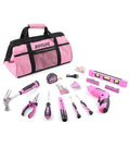 Tool Set for Women, Lady's Power Screwdriver Cordless 126-Piece - style: 126 Piece Pink