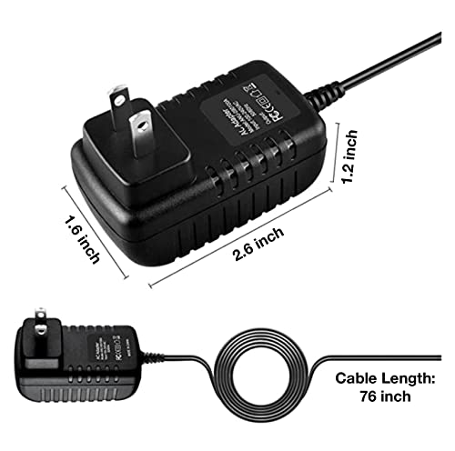 AC Adapter Replacement for Hyper Tough 8-Volt Max Lithium-Ion 8V DC Li-Ion Battery HyperTough Cordless Rotary Tool AQ85000G EB90050A-0900500AU 9VDC 500mA 9V 10V Class 2 Power Supply Charger