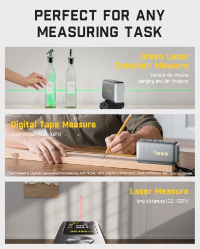Fanttik A10 Apex 3-in-1 Digital Laser Tape Measure with Cross Line Laser