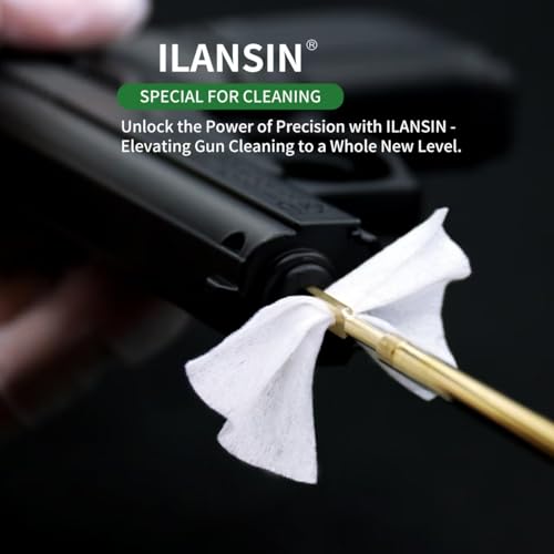 1700PCS gun cleaning supplies—1500PCS Gun Cleaning Patches +200PCS Gun Cleaning swabs,2"x2"Lint Free Gun Cleaning Rags,6"Long Cotton swabs for 9mm and All Caliber of Firearms.Gun Cleaning Kit - color: 300Patches+ 200Pointed Swabs+ 1 Bottle CLP