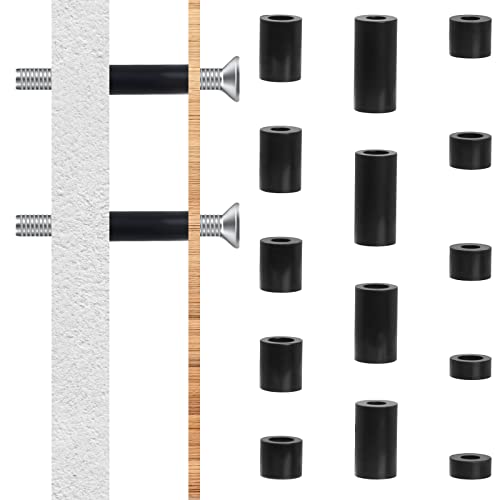 Nylon Round Spacer 1000Pcs, Unthreaded Fits M3 M4 Screws for Outlet Switch