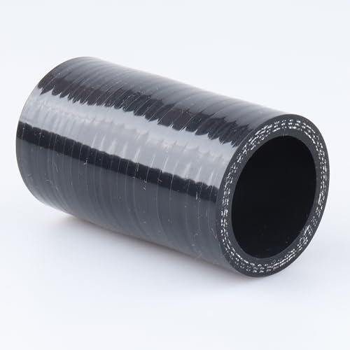AC PERFORMANCE ID 1.35" to 1.25" Straight Silicone Hose Reducer Black - color: Black, size: ID 1.35" to 1.25" (35mm to 32mm)