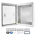 Outdoor Electrical Box 20x16x6 NEMA 4X IP66 Waterproof Junction Box - size: 20 x 16 x 6''