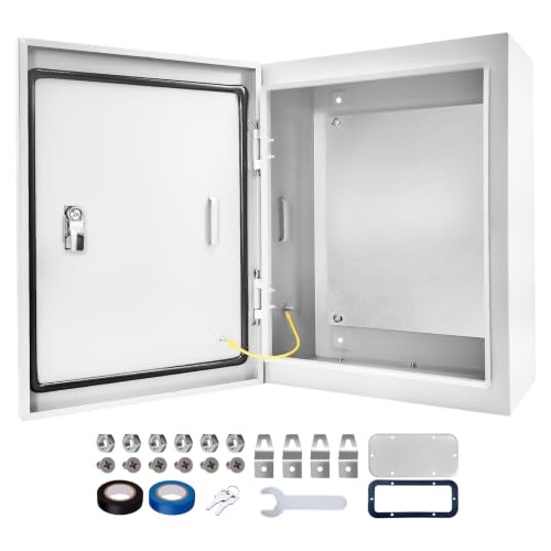 Outdoor Electrical Box 20x16x6 NEMA 4X IP66 Waterproof Junction Box - size: 20 x 16 x 6''