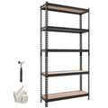 VEVOR Storage Shelves, 5-Tier Adjustable, 3000 lbs Capacity, Heavy Duty Garage Storage Shelving Unit, Metal Utility Rack Shelf, for Kitchen Pantry Basement Bathroom, 36.34" W x 12.17" D x 71.38" H - size: 12" D x 36" W x 72" H