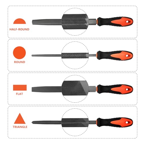 20 PCS Metal File Set with Case