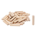 100PCS 5/16" Wood Dowel Pins, Grooved Hardwood Dowels for Furniture Joinery