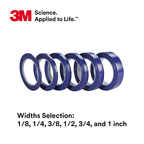 3M Vinyl Tape 471+, 1/2 in x 36 yd, Indigo, 1 Roll - size: 1 Count (Pack of 1)
