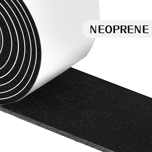 Storystore Weather Stripping Door Seal Strip, 1/4In x 1/4In x 51FT Self Adhesive Foam Tape for Door Window Insulation Soundproofing Weatherstrip, High Density Foam Seal for Doors Windows Furniture - size: 1/4In x 1/4In x 51Ft