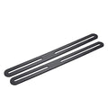 Xiaoyztan 11x0.95 Inch Stainless Flat Bracket Adjustable Support 6 Pcs - color: Black, size: Medium